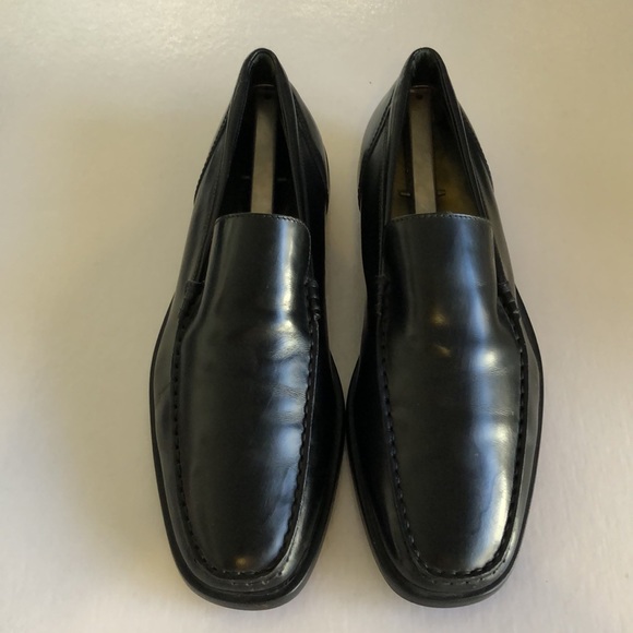 TOD’S Men’s Black Leather Driving Loafers Size 7 - Picture 2 of 15